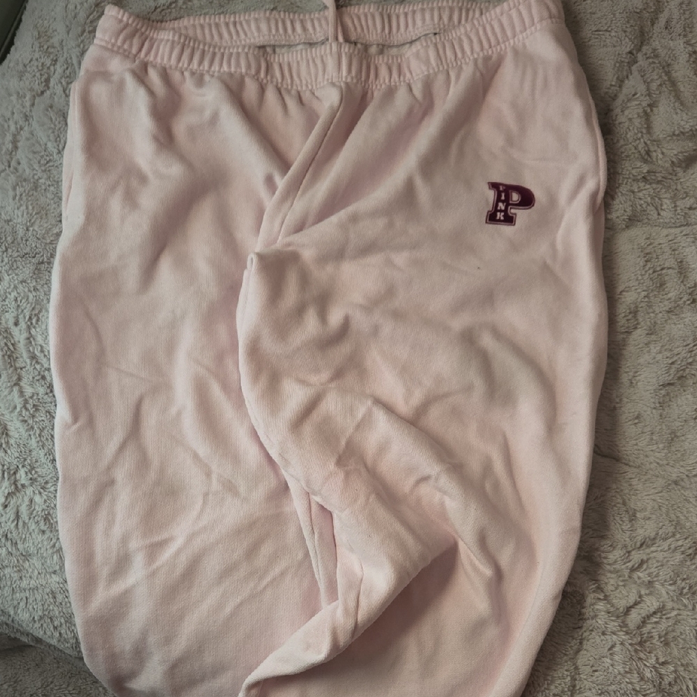 PINK Victoria's Secret Light Pink Joggers